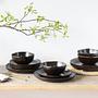 Natura Dinnerware Set 12-piece Dark Brown 0