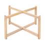 Gartentisch Holz Metall Bronze 3