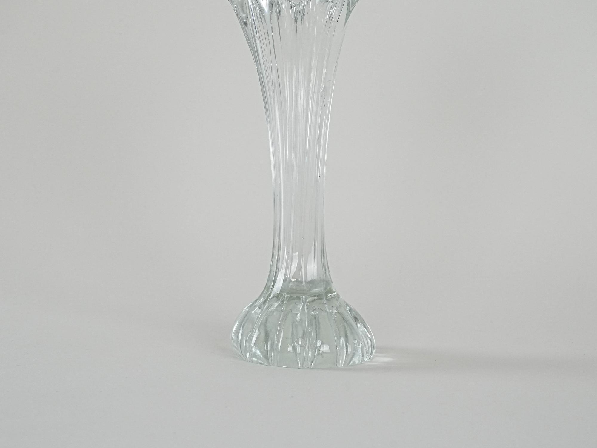 Glasvase Grau 5