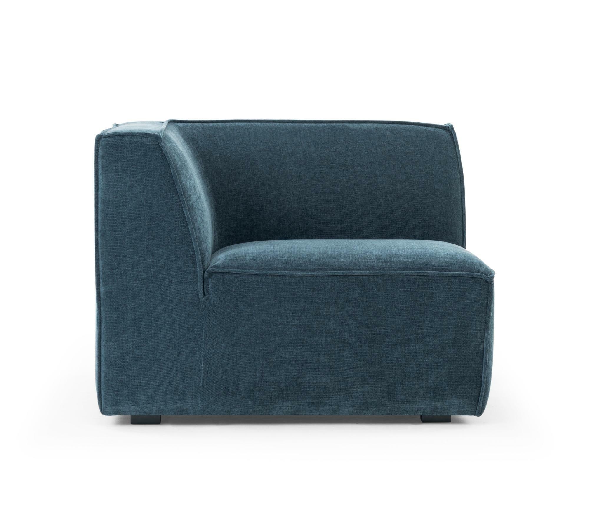 Dane 1-Sitzer Eckmodul Links Danny Dusty Blue 1