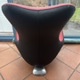 Balou Sessel & Hocker Leder Rot 3