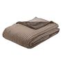 Plaid Cord Decke Webstoff Braun 0