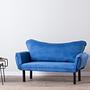 Chatto Schlafsofa 2-Sitzer Blau 1