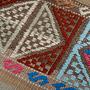 Vintage Kilim Teppich Wolle Mehrfarbig 2
