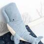 2x Fish, Octopus & Beluga Whale Plush Toy Blue White 3