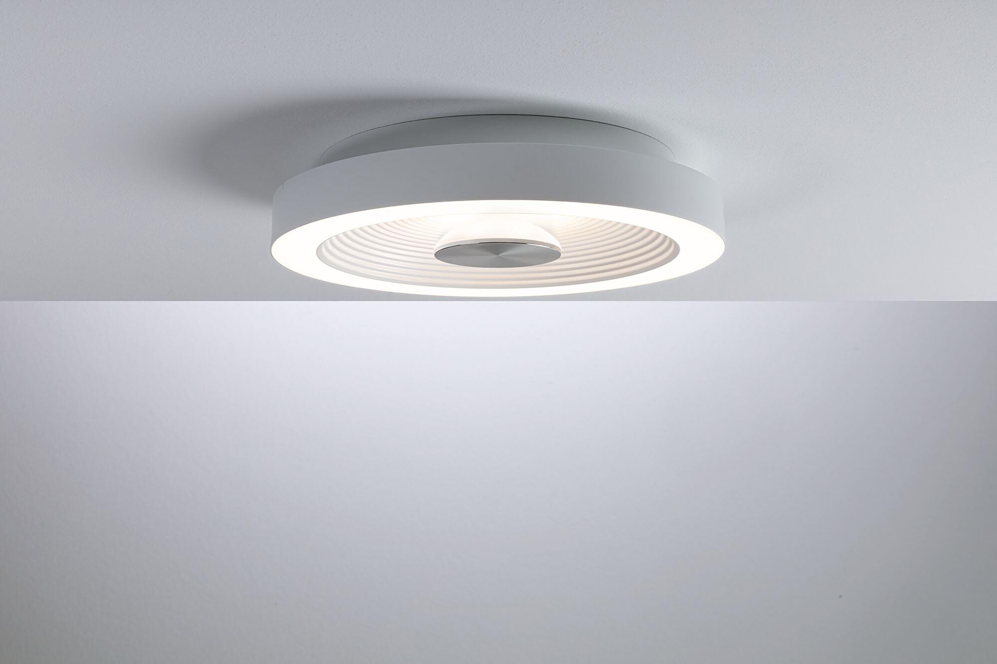 Volea LED ceiling light 1-light White Silver Ø 32 cm 2