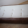 Togo Sofa 3-Sitzer Pull-Up-Leder Walnussbraun 4