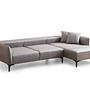 Belissimo Ecksofa Rechts Grau 5