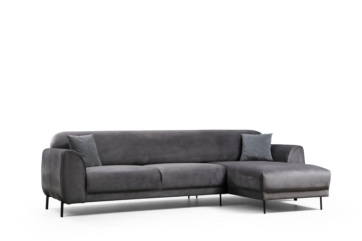 Image Ecksofa Rechts Anthrazit 6