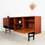 Vintage Sideboard Teakholz Braun 1970er Jahre 4