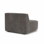 Dane 1-Seater Module Danny Steel Grey 3