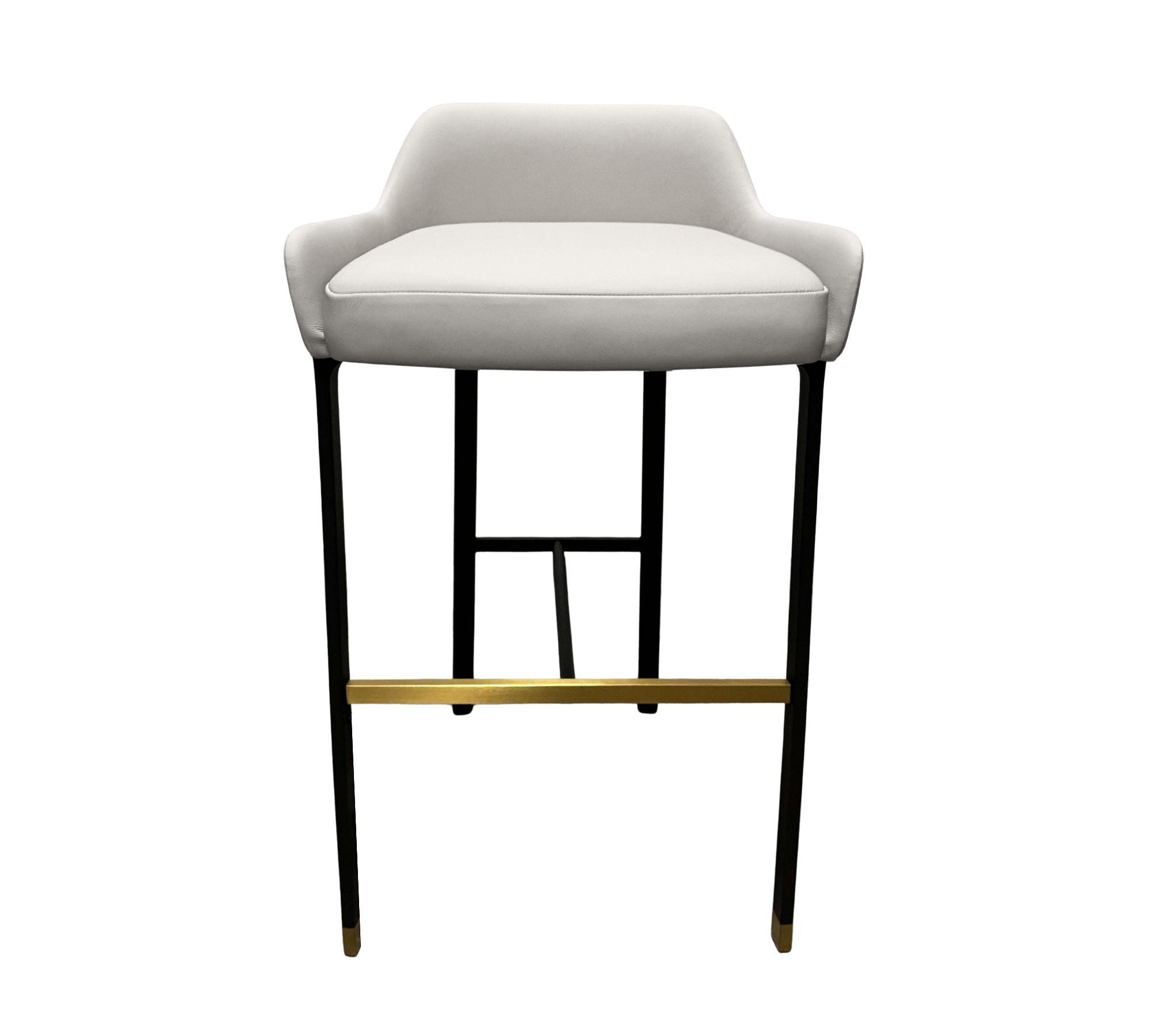 Blink SH750 Sgabello da bar pelle grigio 0