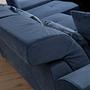 Frido Divano angolare destro Blu navy 3