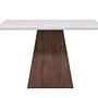 Cael Dining table MDF Mocha Stone look 120×120×75cm 0