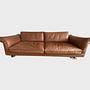 Violetta Sofa 3-Sitzer Leder Braun 0