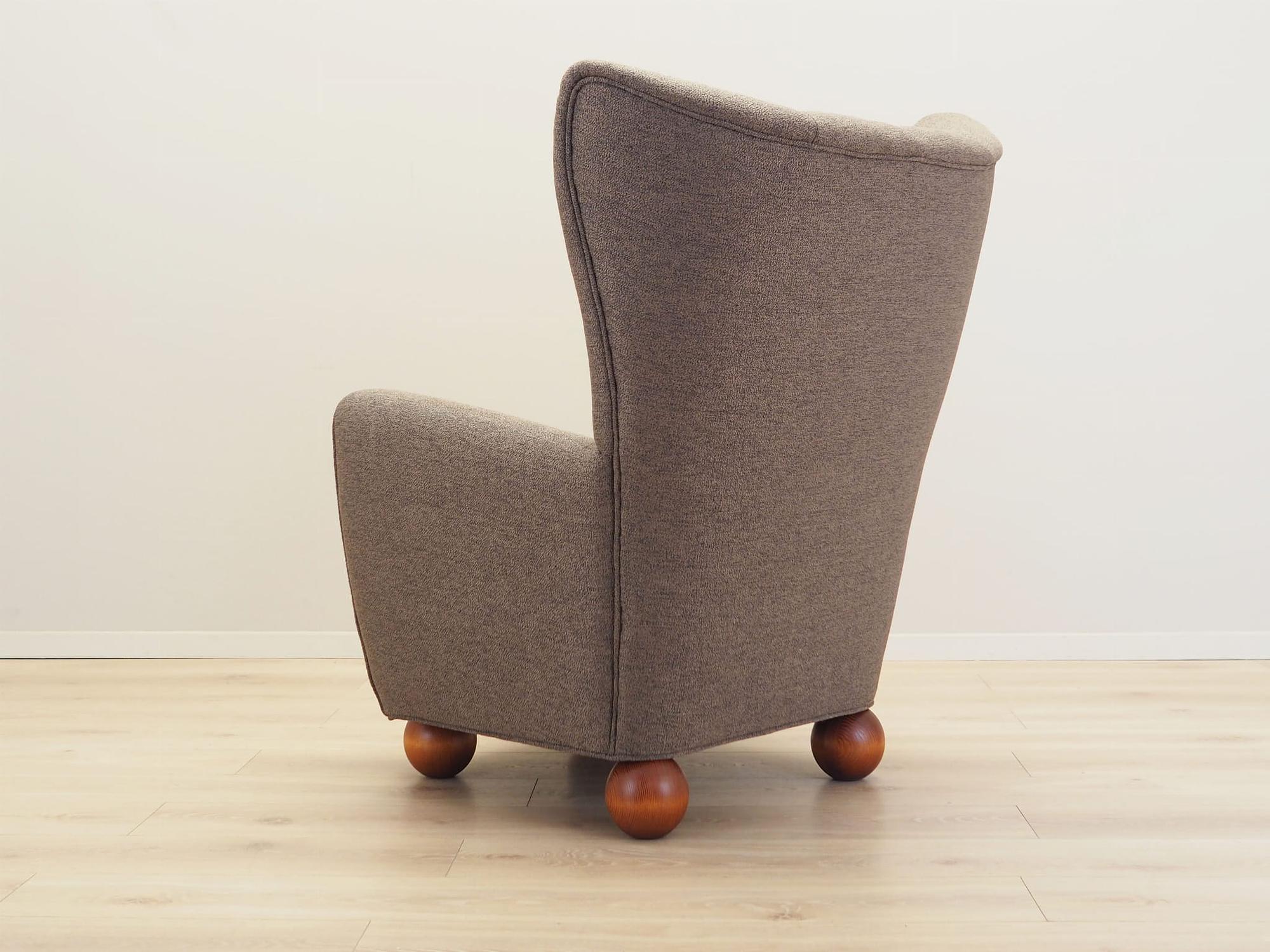 Armchair Textile Brown 5