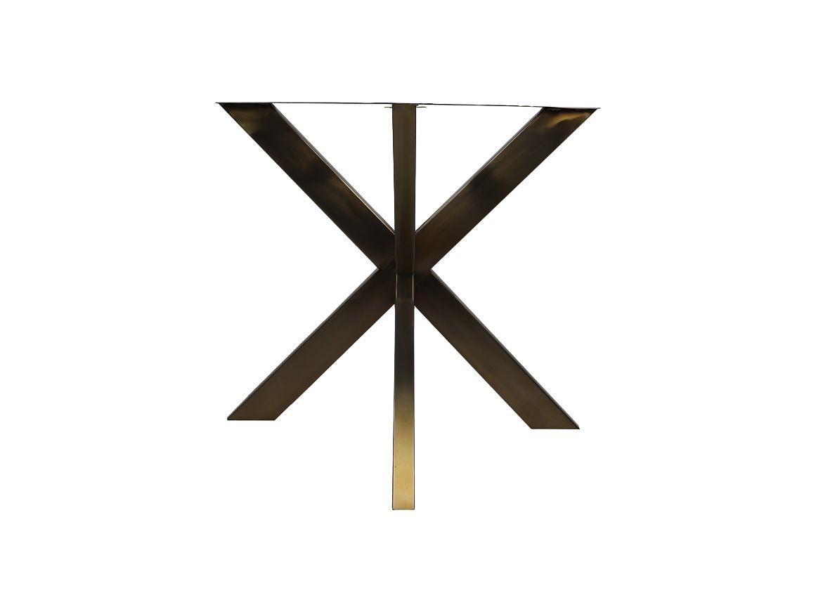 Model X Tischgestell Metall Gold 1
