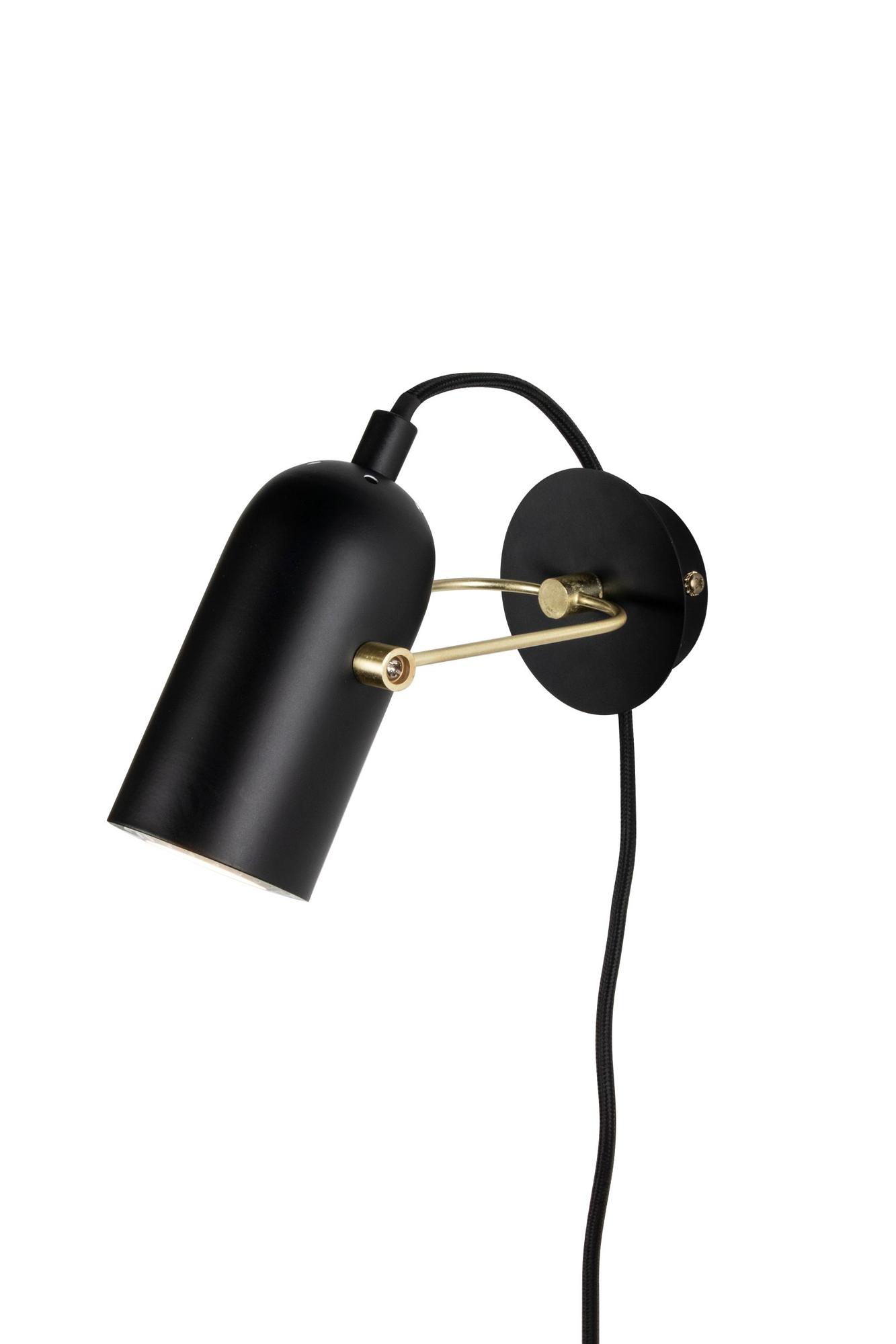 Swan Mini Wall Lamp Black 0