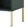 Badschrank Holz Waldgrün Gold 2