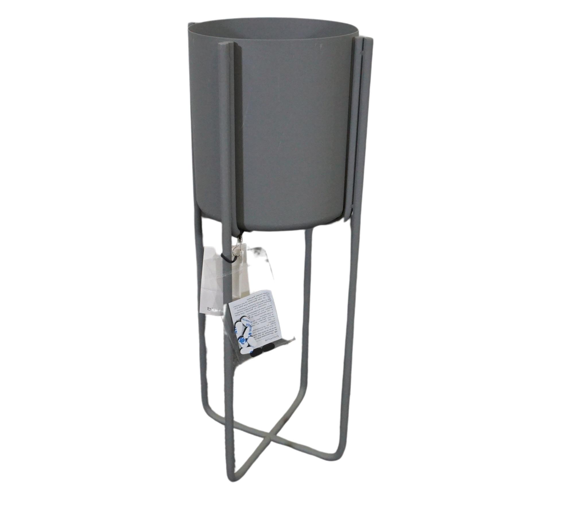 Kena Pflanzgefäß mit Gestell Steel Gray 55 x 22 cm 66018 3
