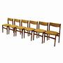 6x Dining chair teak 1970s 0