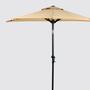 Sonnenschirm Klappbar Aluminium Beige 2