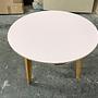Beluga Couchtisch HPL Rosa Ø 57cm 1