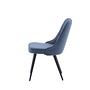 2x Esszimmerstuhl-Set Stoff Metall Blau 4