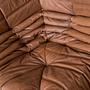 Togo Ecksofa Glattleder Folk Brown 2