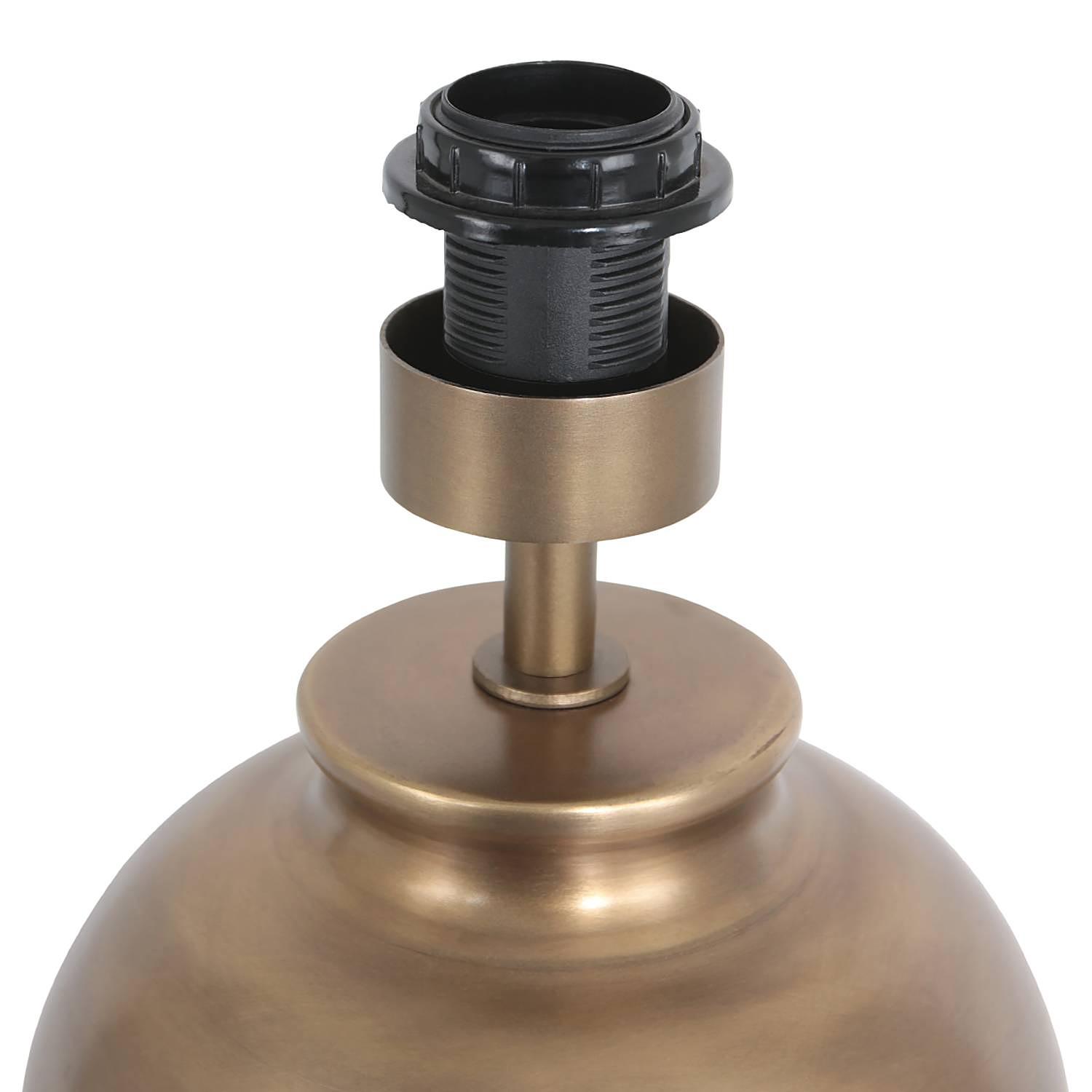 Tischleuchte Brass Typ B ohne Schirm Eisen Baumwolle Kupfer 2