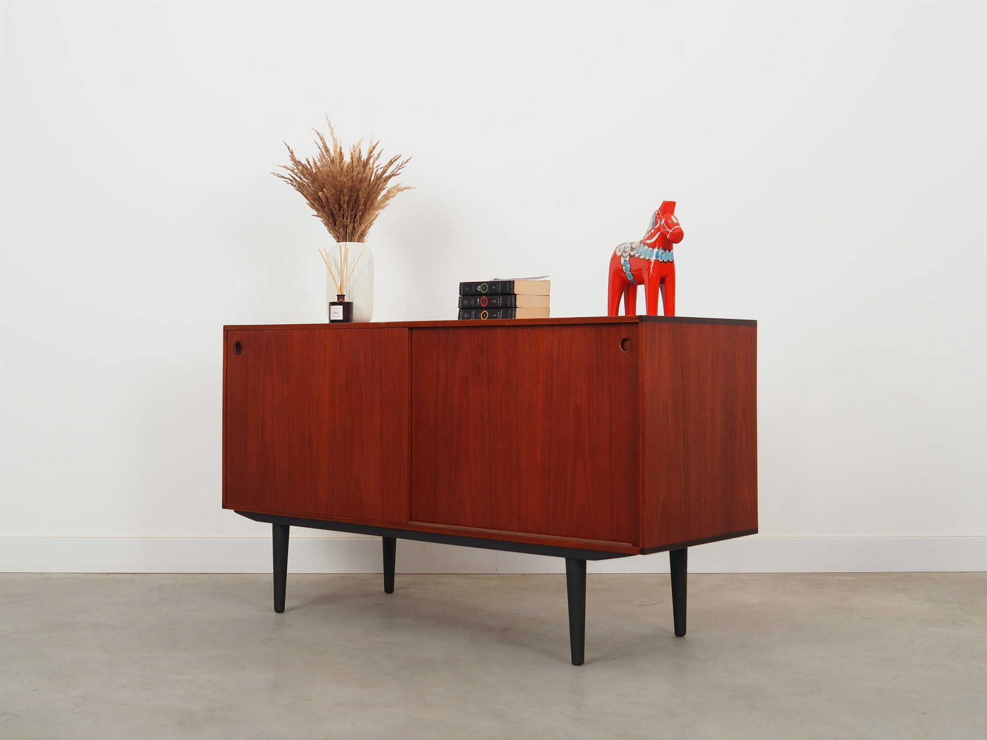 Vintage cabinet teak brown 1960s 3