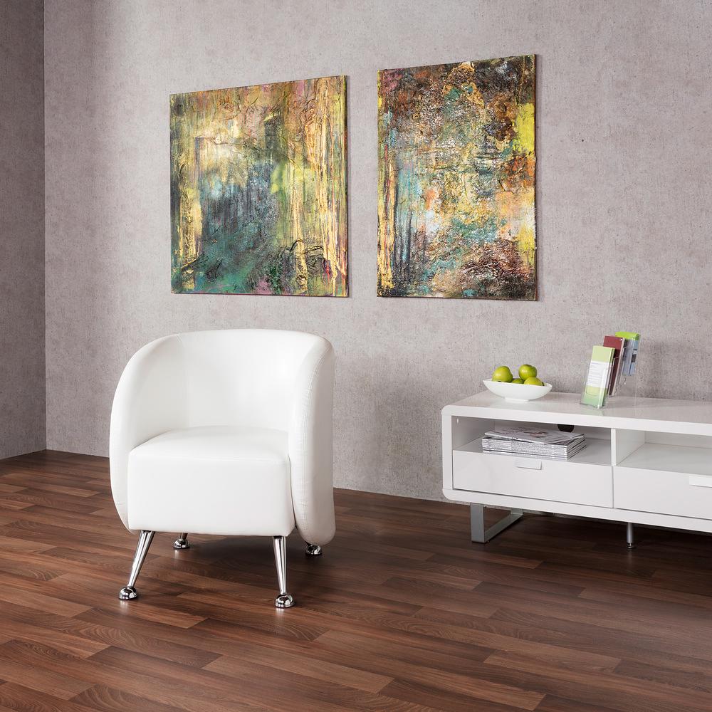 St. Lucia Office chair Faux leather White 1