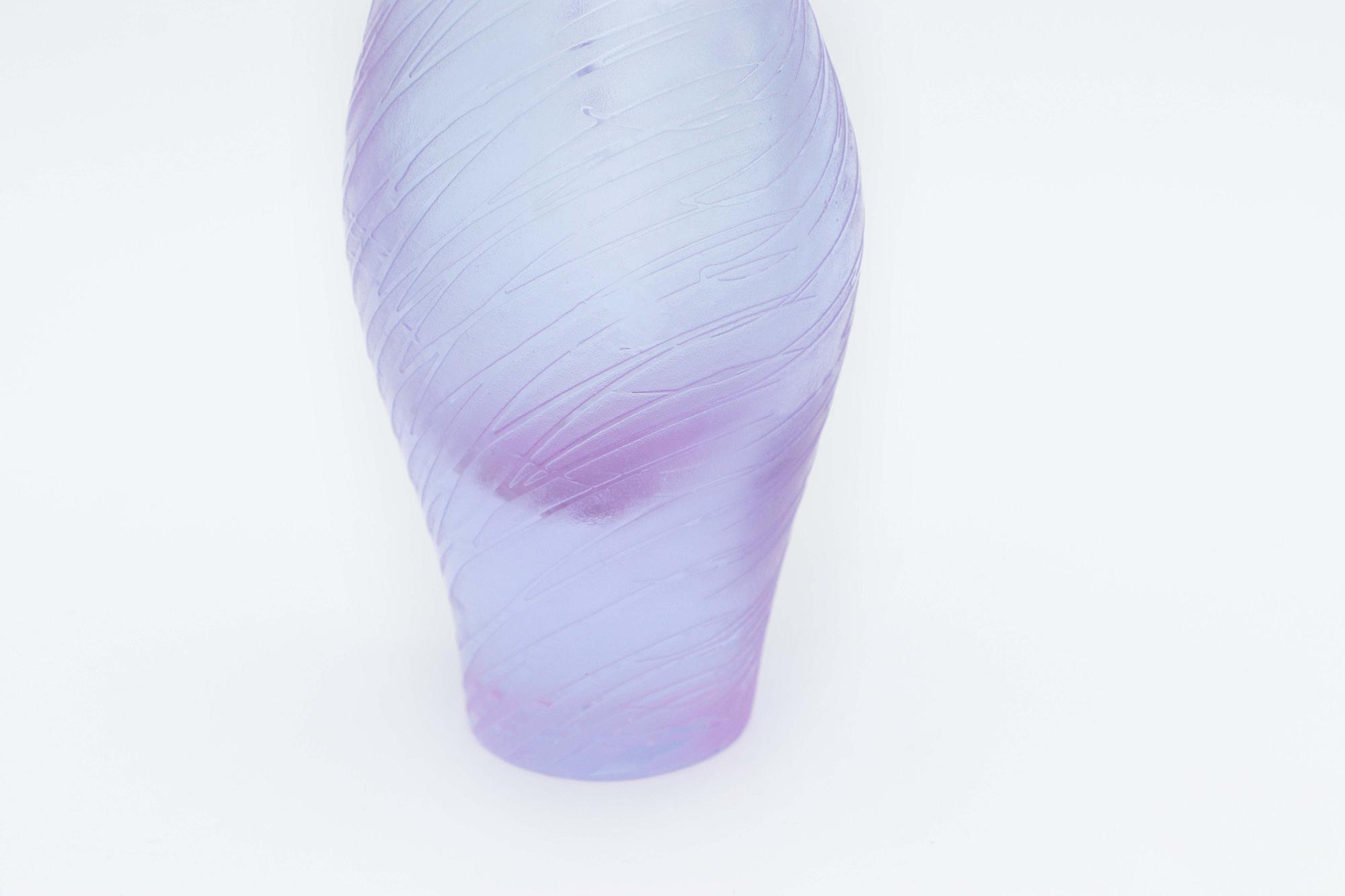 Vintage Vase Alexandrite Glass Blue 1