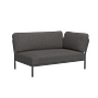 2x LEVEL Sofa Links, Sofa Rechts & Couchtisch Dunkelgrau 3