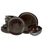 Natura Dinnerware Set 12-piece Dark Brown 1