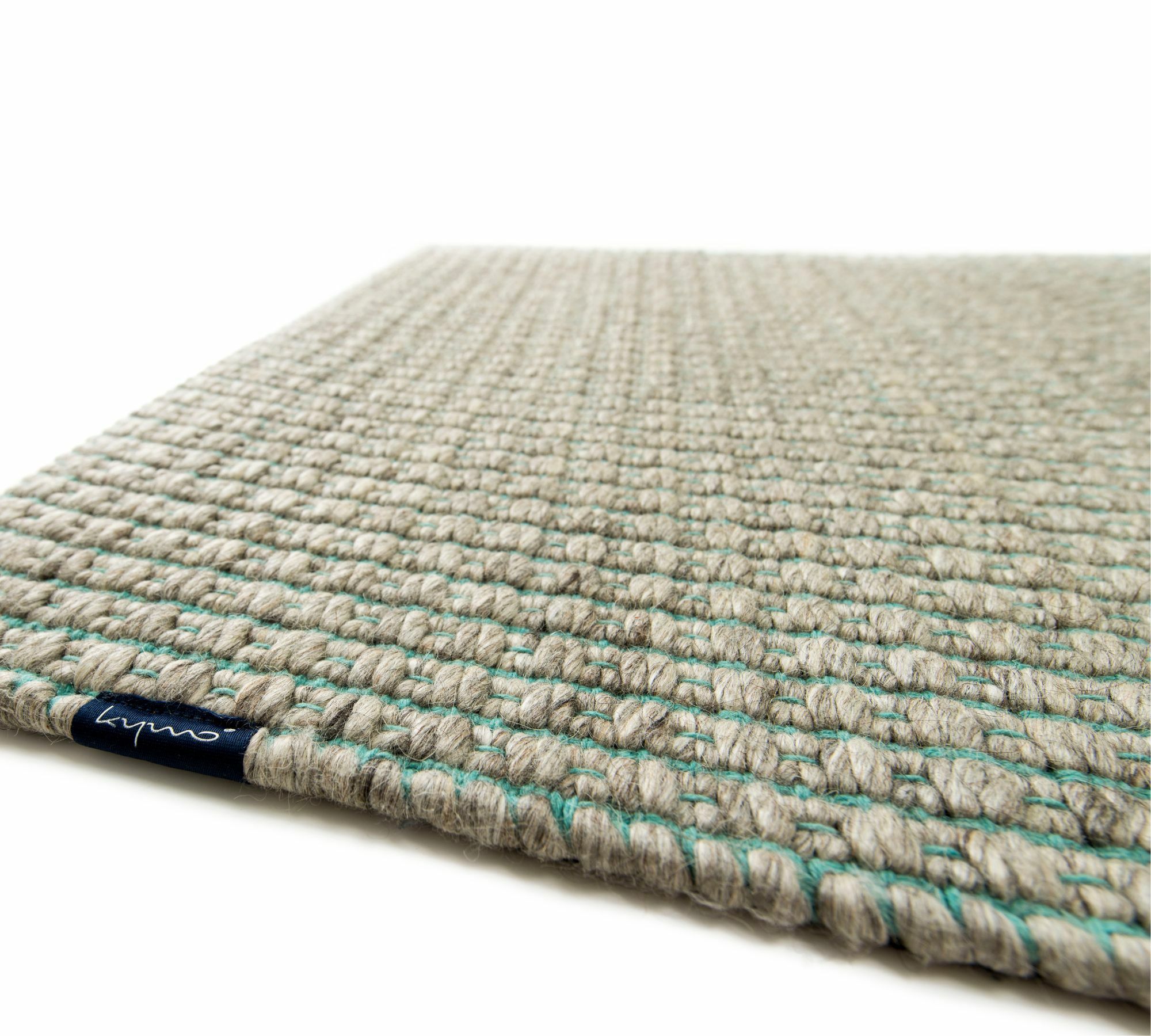Nordic Plain Teppich Wolle Mehrfarbig 140 x 200 cm 2
