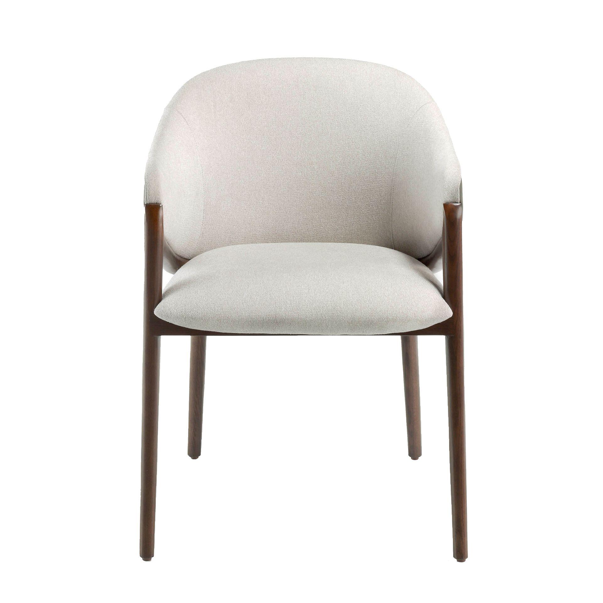 Armchair 4090 imitation leather Wood Beige 2