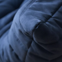 Divano Togo 3 posti tessuto blu navy 9