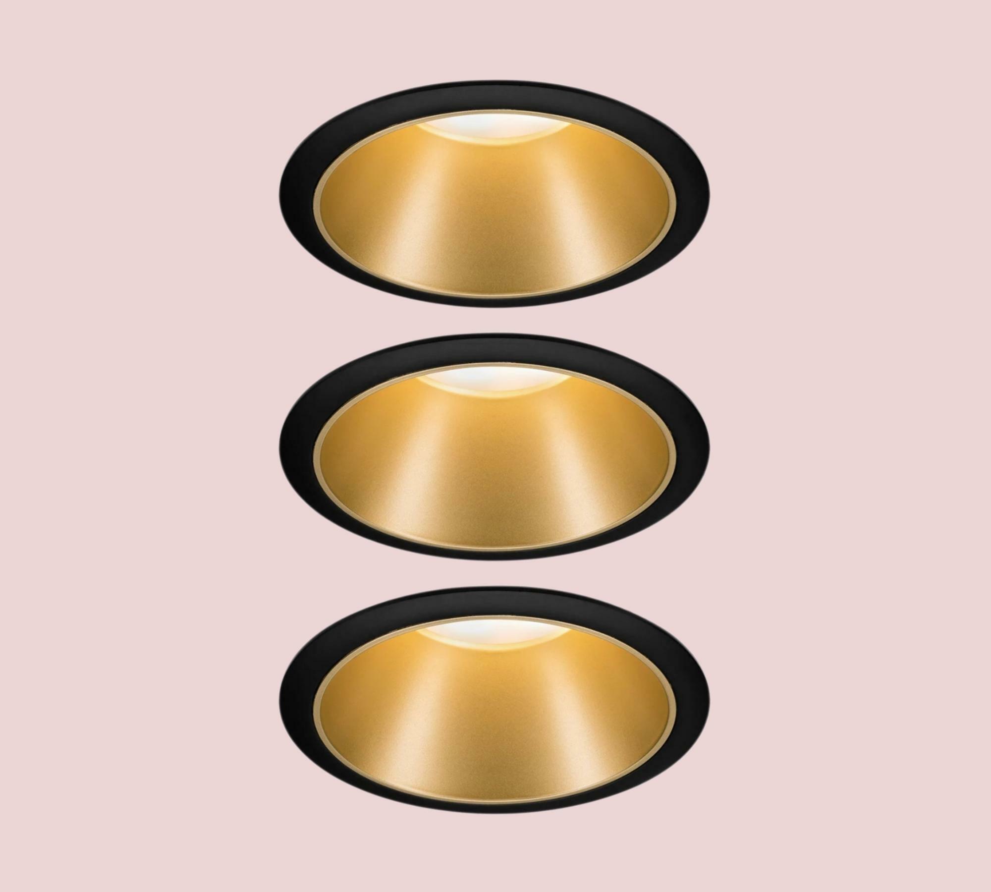 LED-Einbauleuchte Gold 0