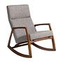 Rocking chair fabric gray 0