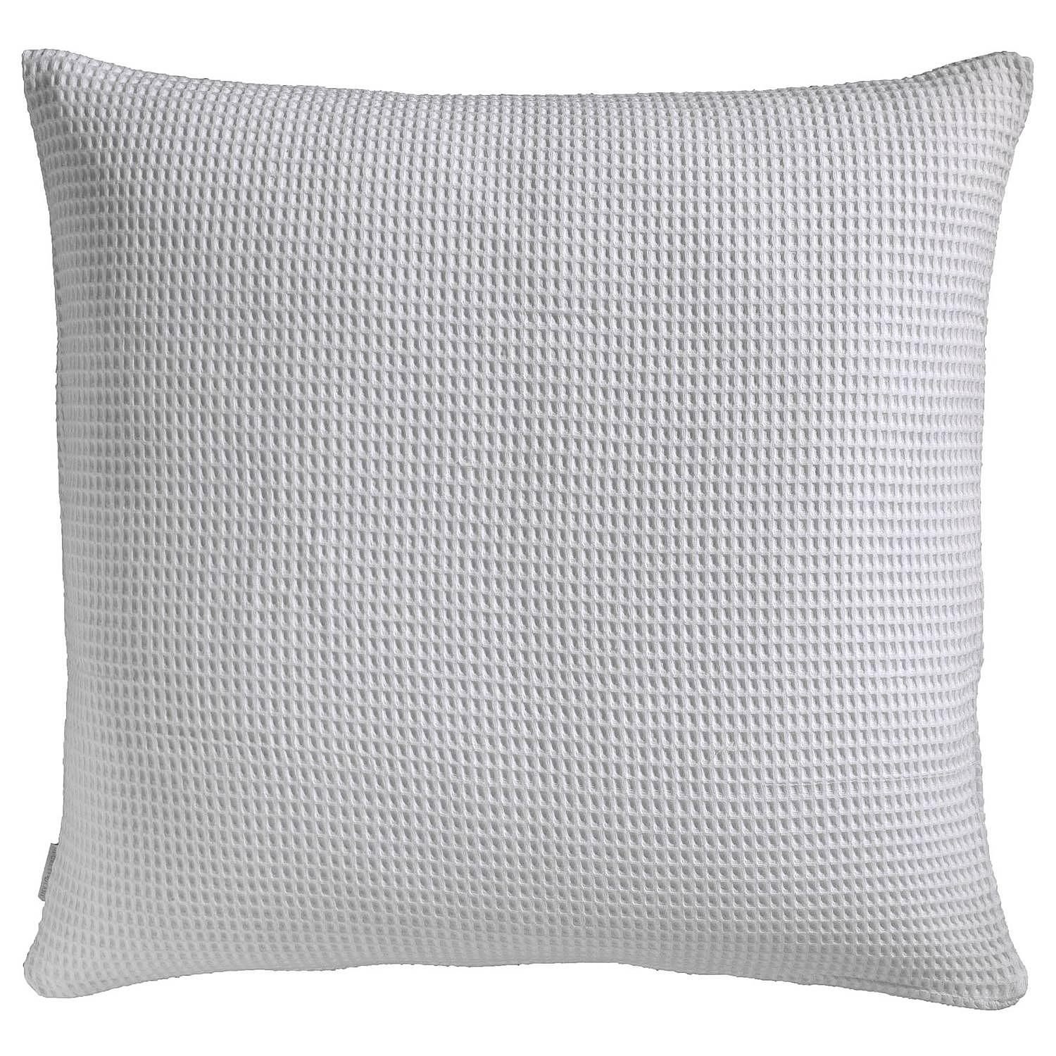 Wafel II Pillowcase Cotton White 80 x 80 cm 0