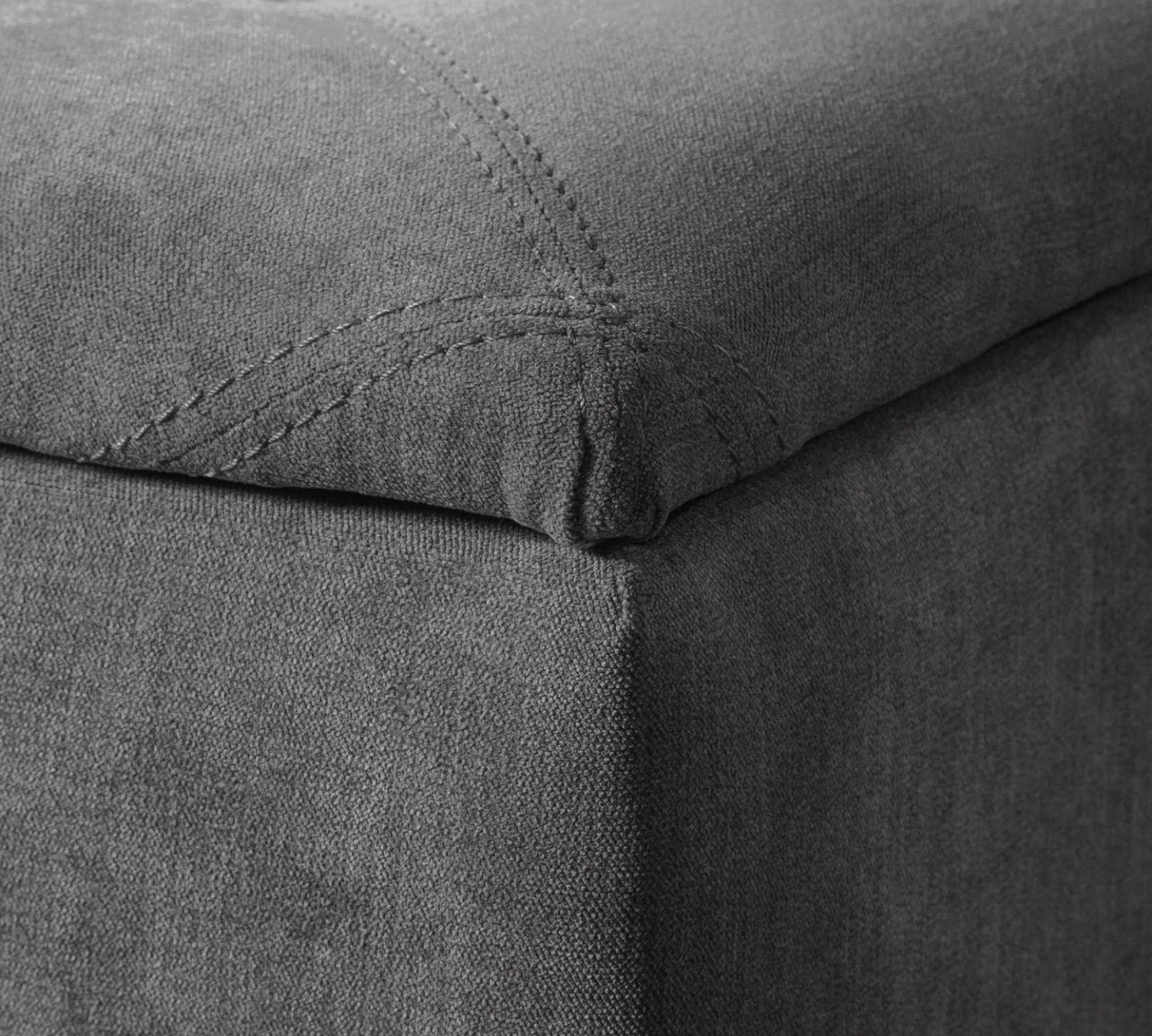 Betttruhe Velours Anthrazit 3