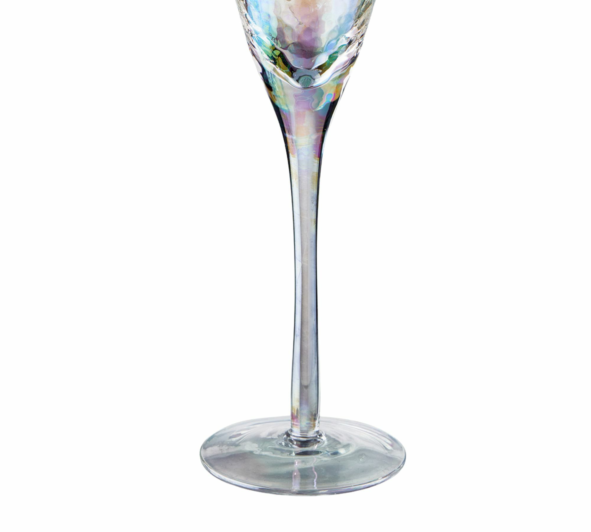 Smeralda 5x Sektglas Set mit Goldrand 250ml  6