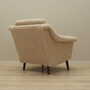 Vintage armchair textile wood beige 1970s 5