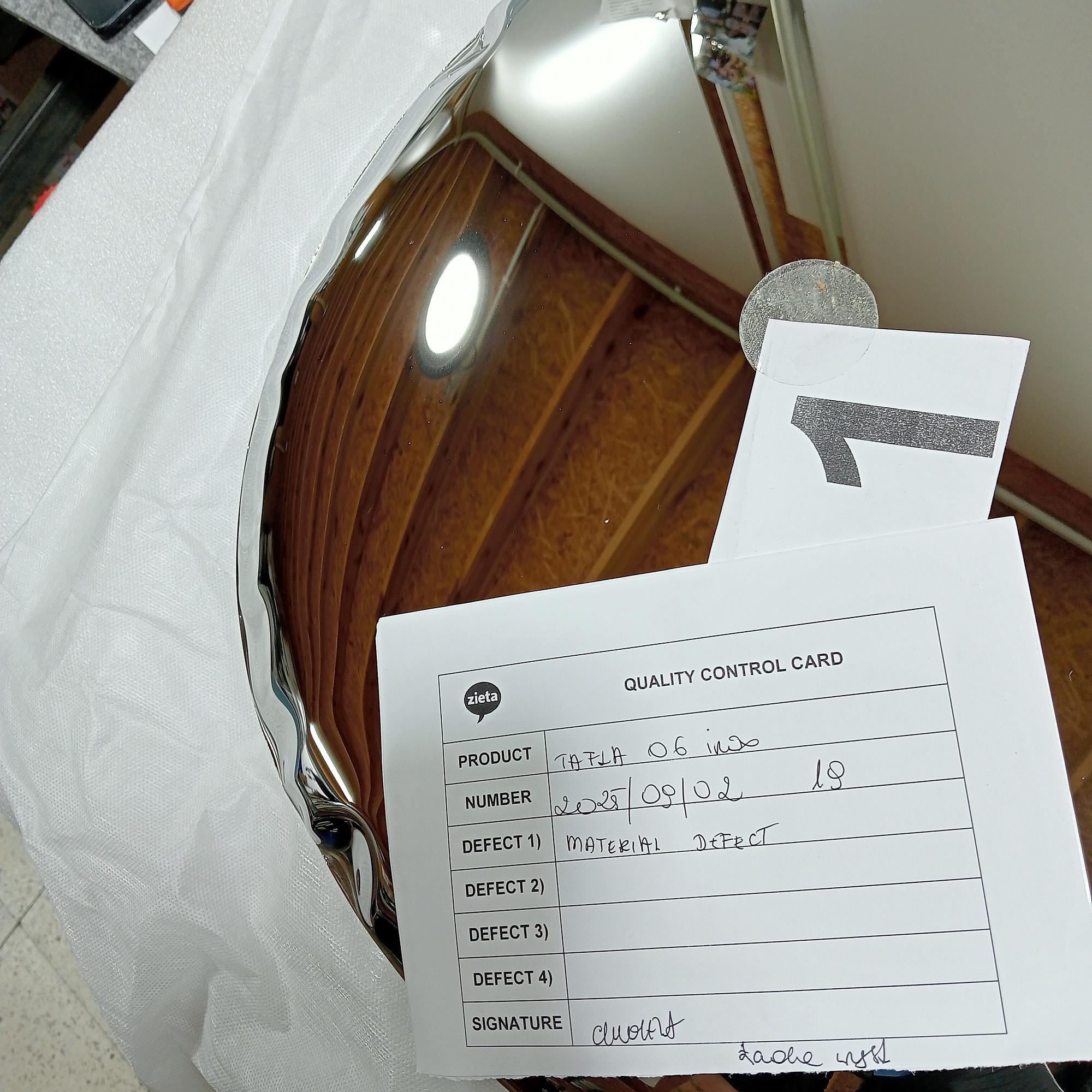 Tafla Spiegel O6 Edelstahl Inox Poliert Silber 3