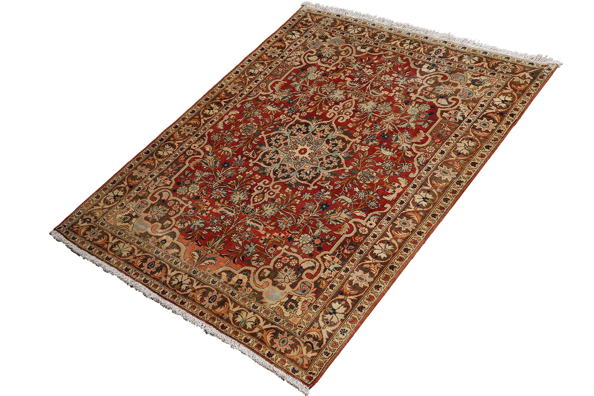 Heritage Barzin Teppich Wolle Braun 2