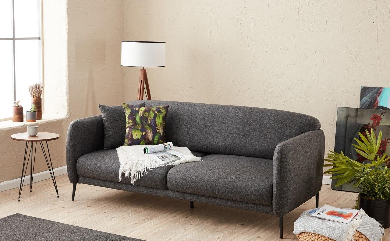 Venedik Sofa 3-Sitzer Anthrazit 1