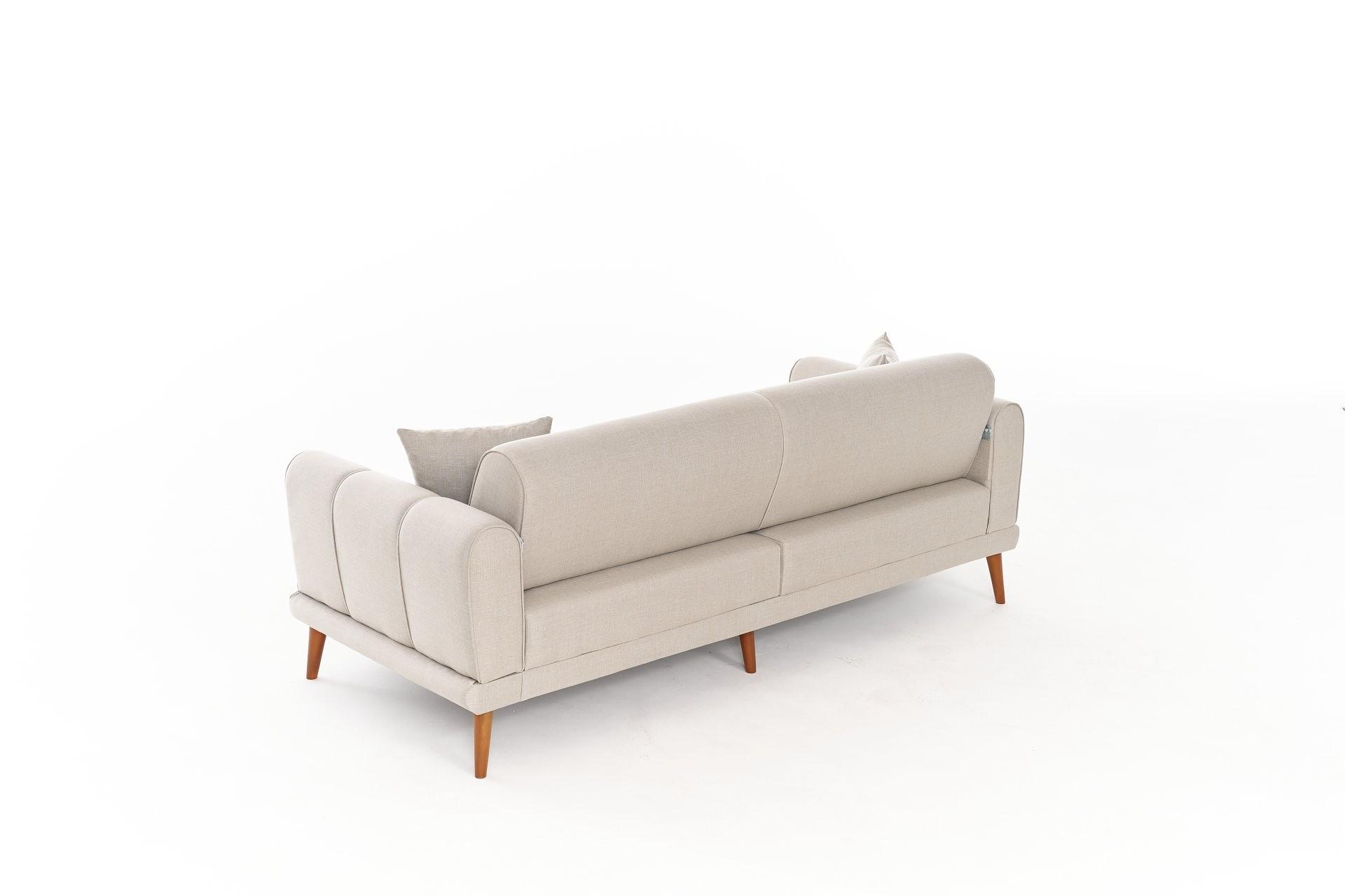 Seren Sofa 3-Sitzer Creme 8