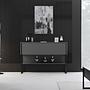 Luxe Sideboard Holzfurnier Schwarz Anthrazit 3