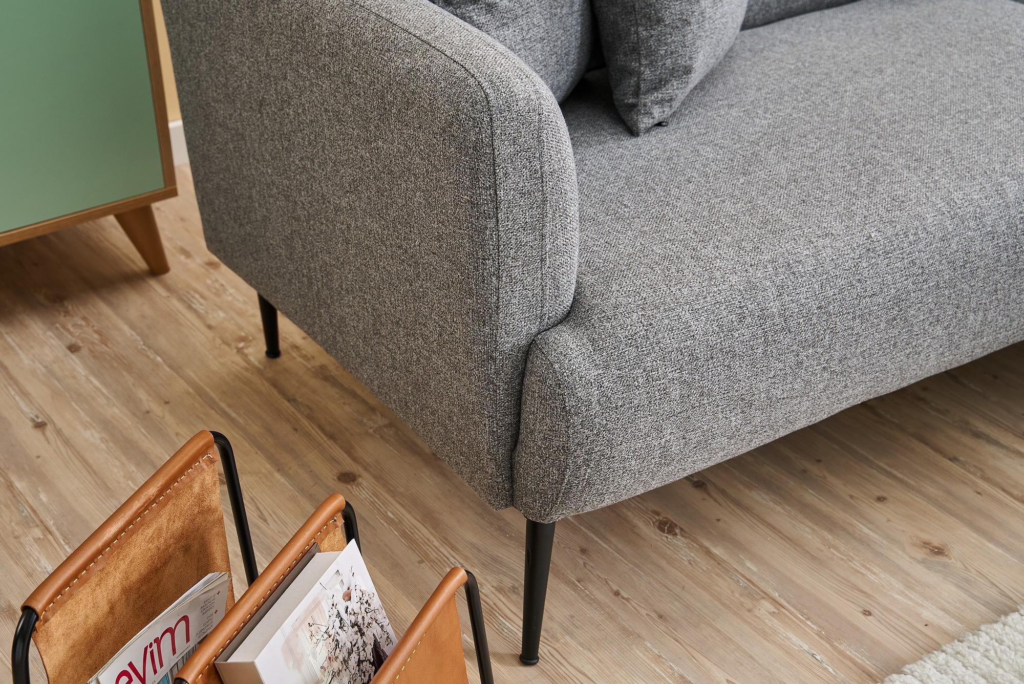 Revos Sofa 3-Sitzer Grau 4